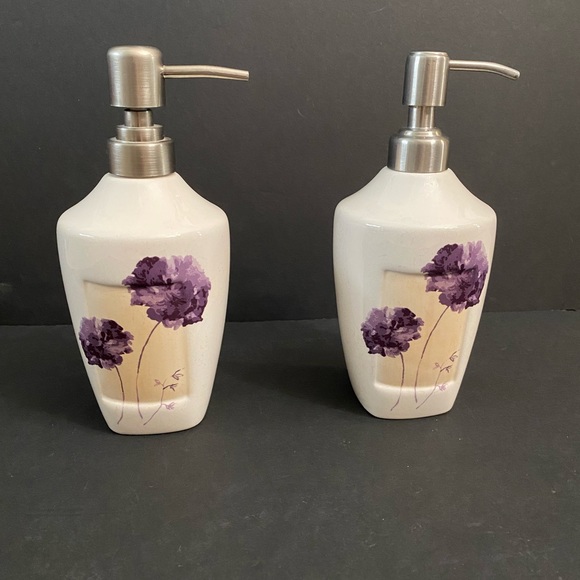 Modern Soap Dispenser, Ceramic Liquid Soap Dispenser, Refillable Lotion Pump - Picture 1 of 9